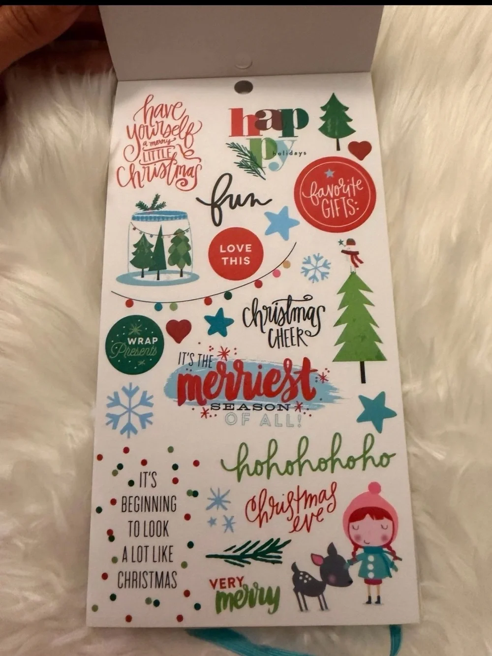 The Happy Planner “Seasonal” Sticker Book- Red, Green, Blue